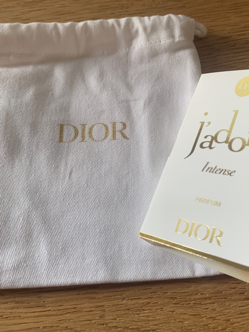 ♦️Dior NWT Bundle of 2 jadore intense purse spray and Dior dustbag drawstring